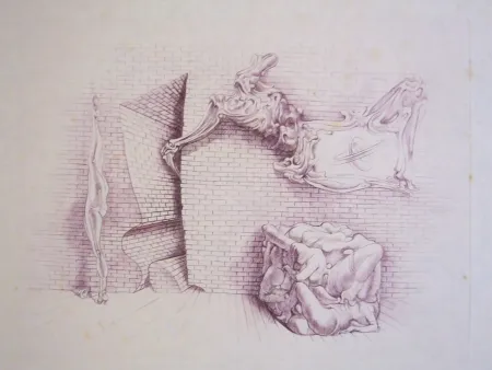 Aguafuerte Bellmer - Sans titre