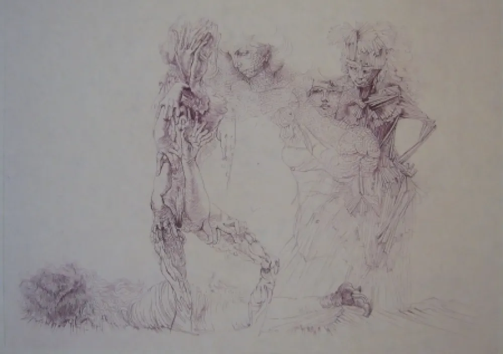 Aguafuerte Y Aguatinta Bellmer - Sans titre