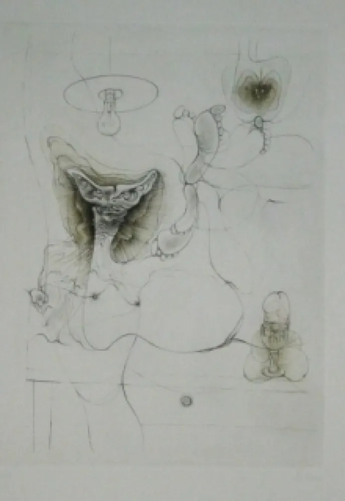 Aguafuerte Y Aguatinta Bellmer - Sans titre