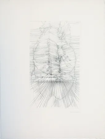 Punta Seca Bellmer - Seeking fingers form 