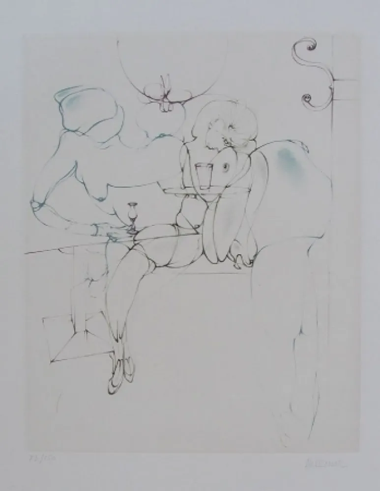 Aguafuerte Bellmer - Senza titolo