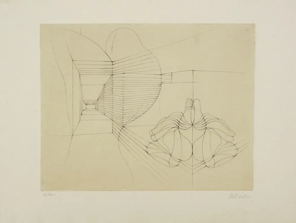 Aguafuerte Y Aguatinta Bellmer - Souterrain prénatal