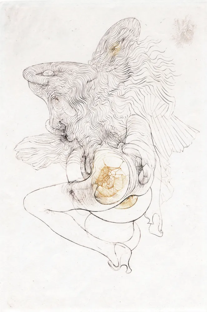 Aguafuerte Y Aguatinta Bellmer - SUITE EN COULEURS DES 6 GRAVURES POUR 