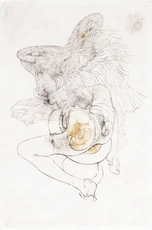 Aguafuerte Y Aguatinta Bellmer - SUITE EN COULEURS DES 6 GRAVURES POUR 