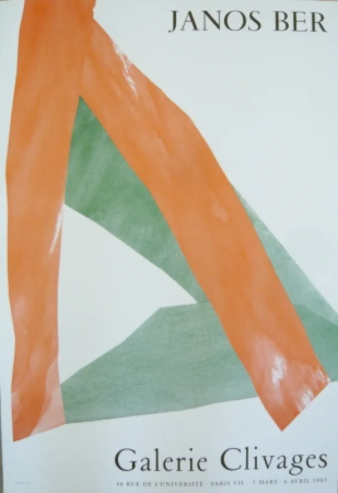 Cartel Ber - Affiche exposition galerie Clivages 