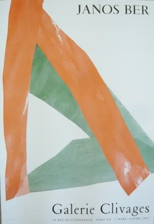 Cartel Ber - Affiche exposition galerie Clivages 
