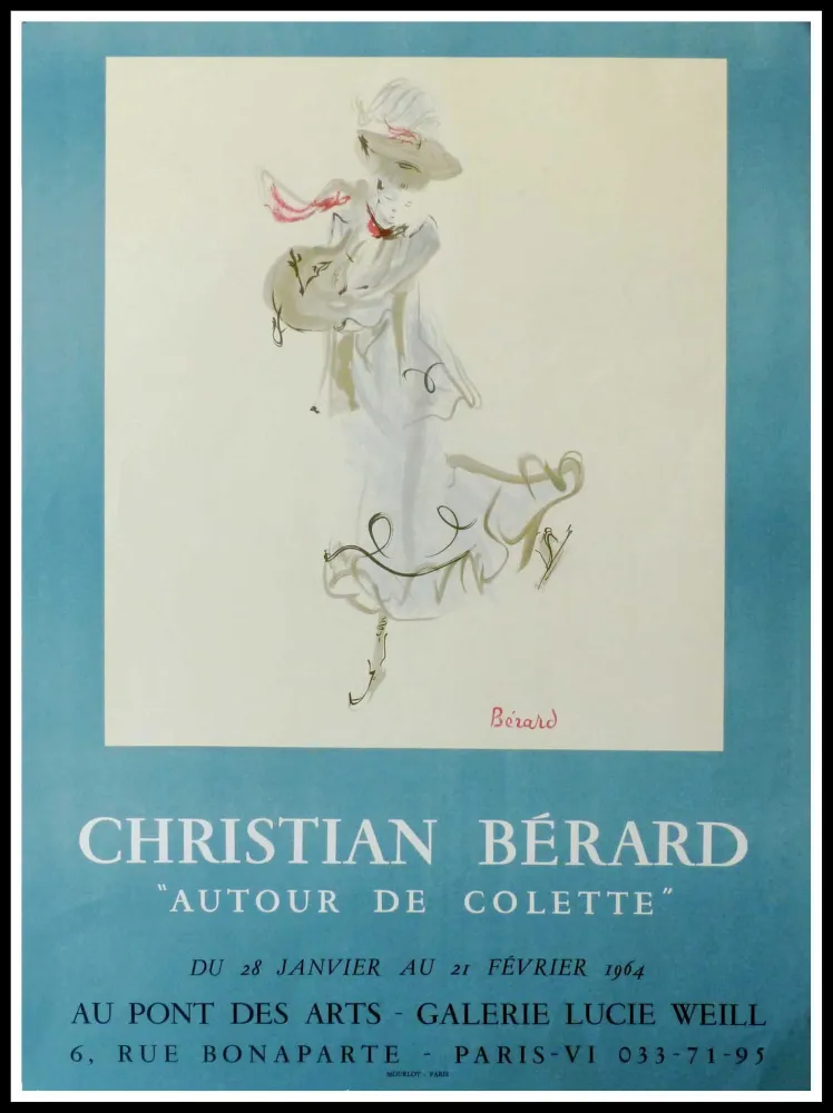 Cartel Berard - GALERIE LUCIE WEILL - ATOUR DE COLETTE