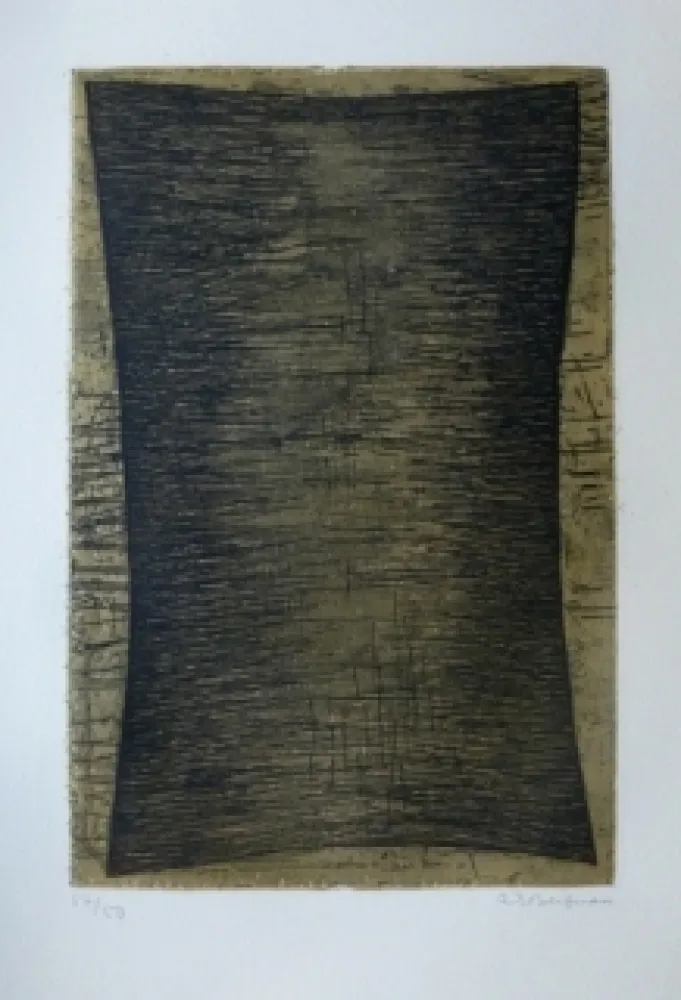 Aguafuerte Y Aguatinta Bergman - Composition