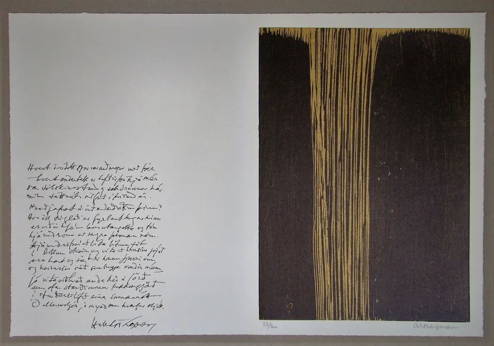 Grabado En Madera Bergman - Sans titre