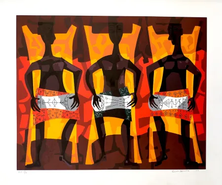 Serigrafía Bermúdez - Los tres músicos