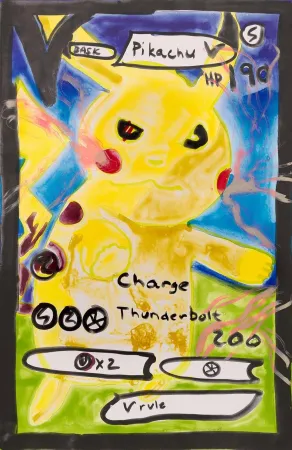 Litografía Bernhardt - Pikachu