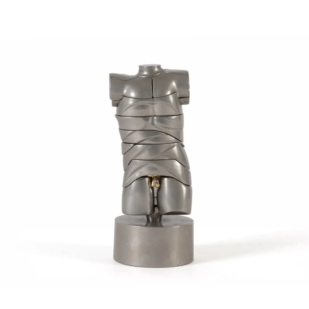 Sin Técnico Berrocal - Miguel Berrocal - Mini David - Nickel silver and brass - 1968