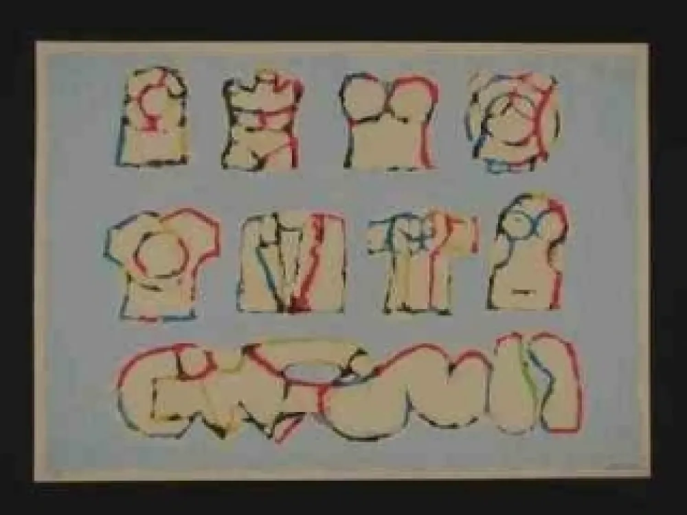 Serigrafía Berrocal - Sans titre