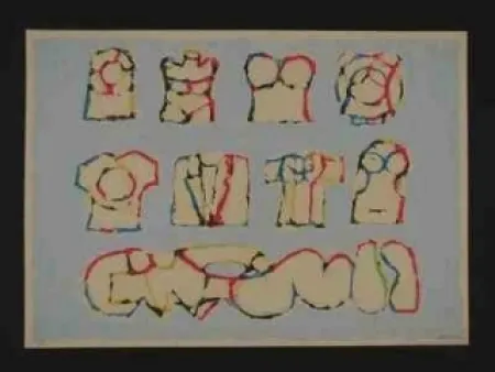 Serigrafía Berrocal - Sans titre