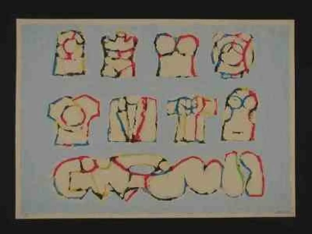 Serigrafía Berrocal - Sans titre