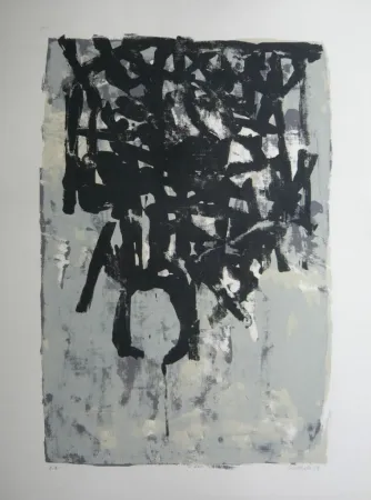 Litografía Bertholo - Composition 