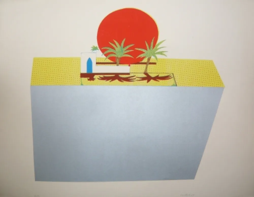 Litografía Bertholo - Sans titre