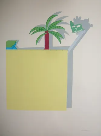 Litografía Bertholo - Sans titre