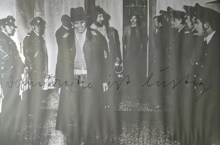 Serigrafía Beuys - Demokratie ist lustig, 1973. 