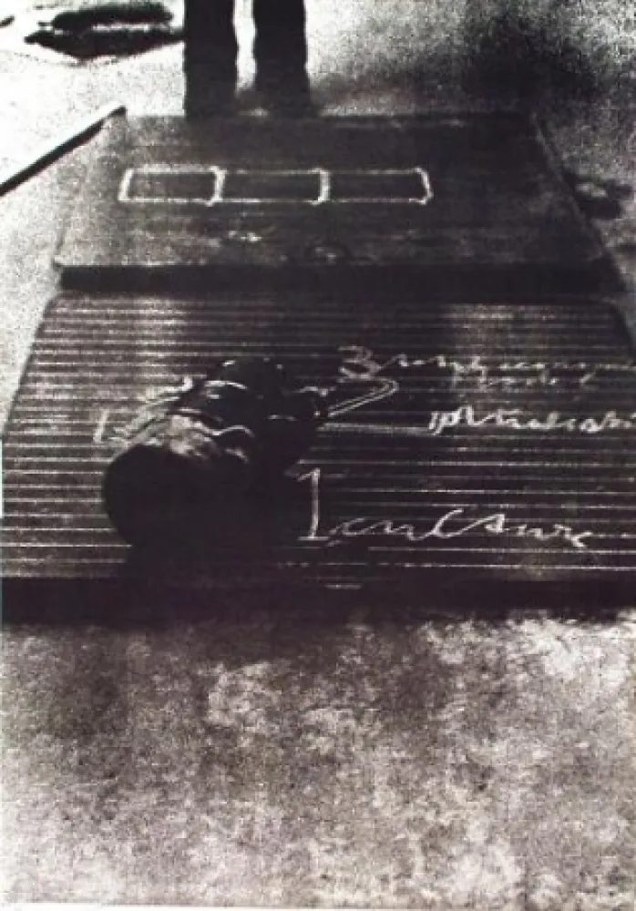 Serigrafía Beuys - Im Kopf und im Topf