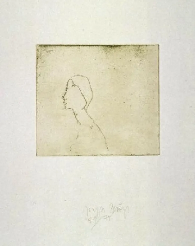 Aguafuerte Y Aguatinta Beuys - Kopf H.B