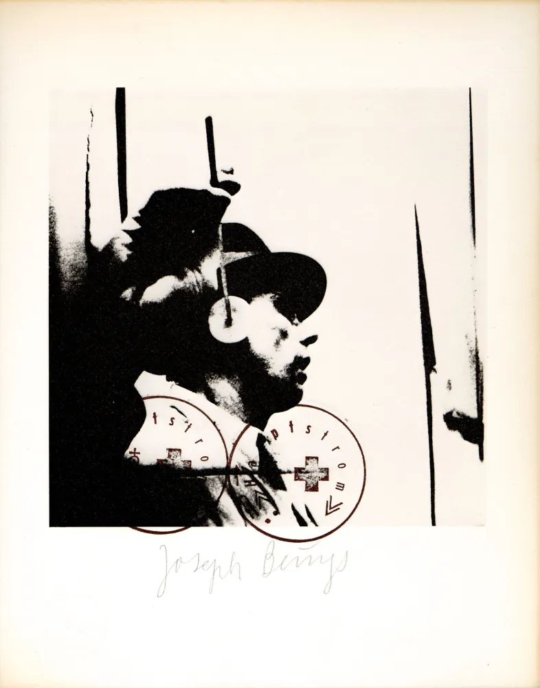 Litografía Beuys - L'udito