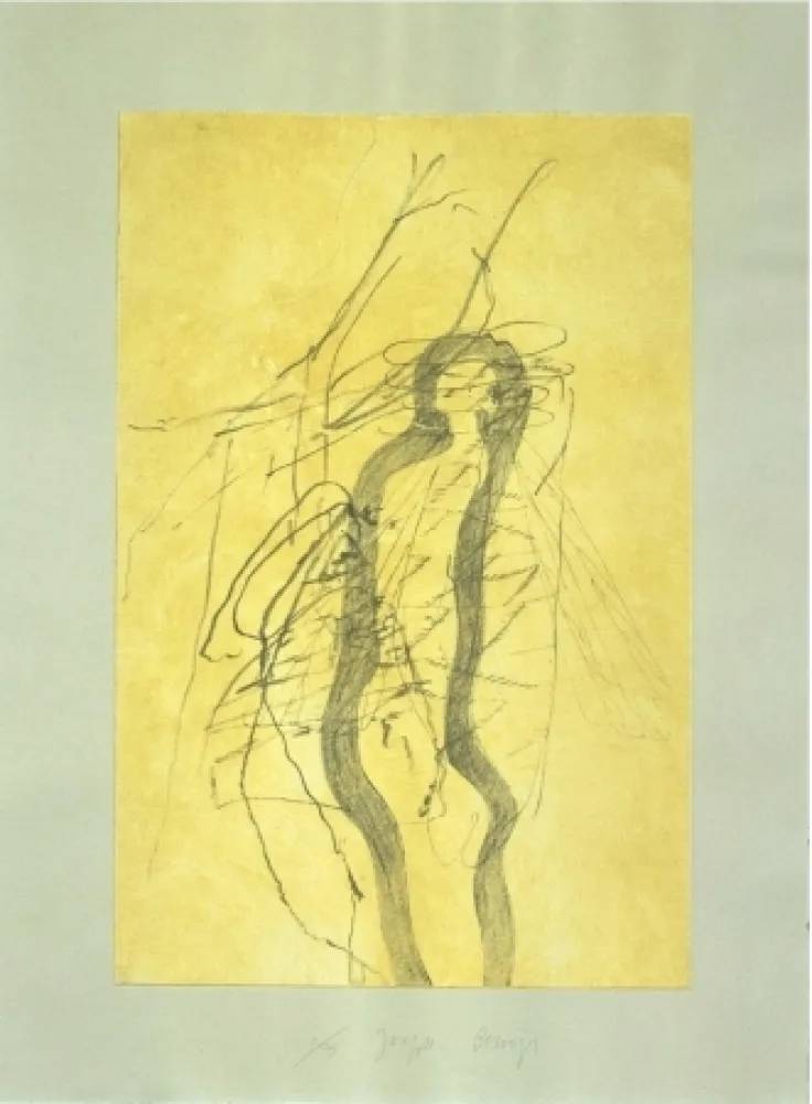 Aguafuerte Y Aguatinta Beuys - Schwurhand: Blitz and Bienenkönigin