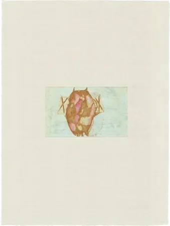 Grabado Beuys - Tränen: Schamanentrommel (grün) 