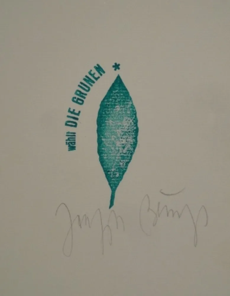 Sin Técnico Beuys - “wählt die Grünen“