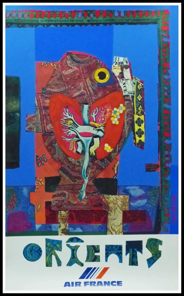 Cartel Bezombes - AIR FRANCE ORIENTS