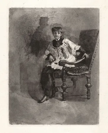 Aguafuerte Y Aguatinta Bianchi - CHIERICO SEDUTO