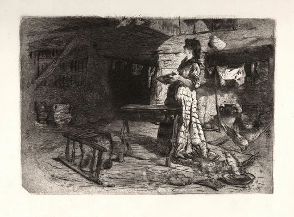 Aguafuerte Y Aguatinta Bianchi - LA MASSAIA