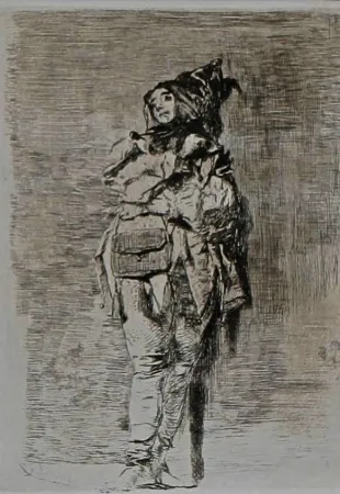 Aguafuerte Bianchi - Pagliaccio