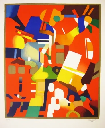 Litografía Bierge - Acrimonte