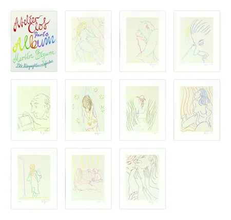 Litografía Bigum - Album - 10 lithographies originales