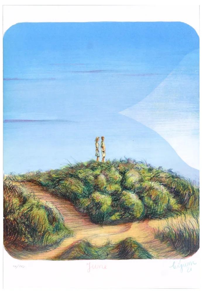Litografía Bigum - June