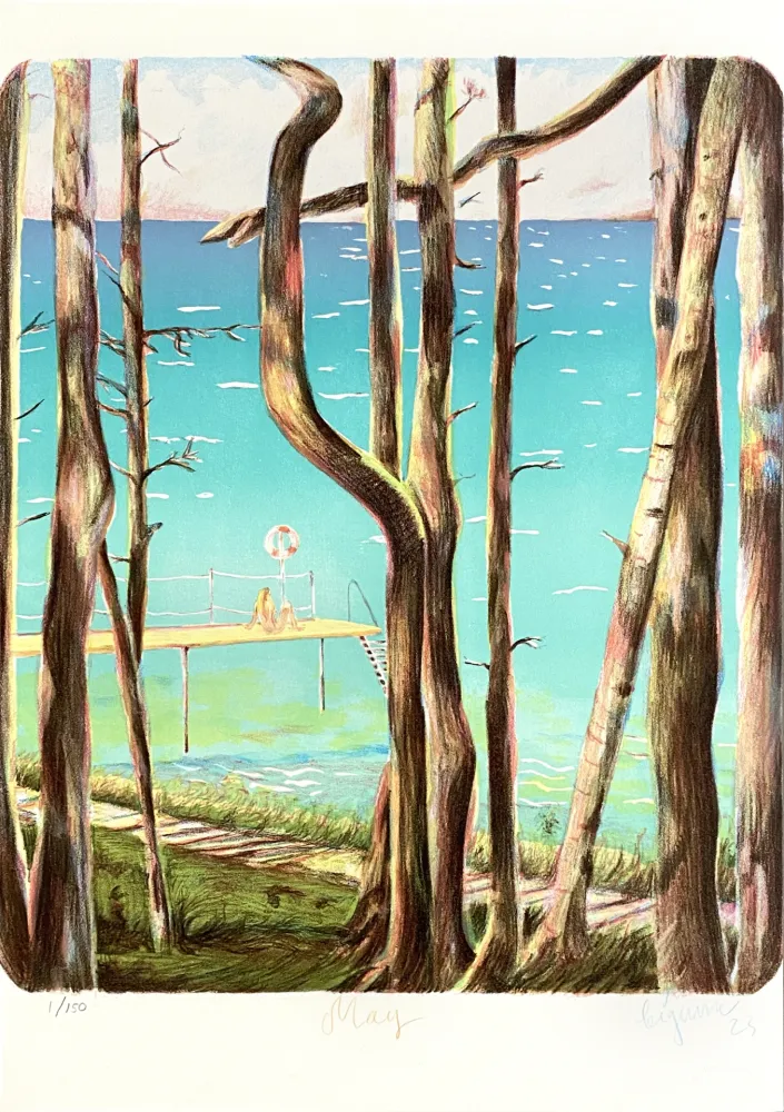 Litografía Bigum - May