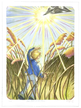 Litografía Bigum - New times all the time