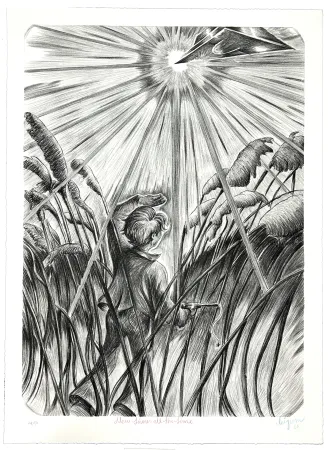 Litografía Bigum - New times all the times 