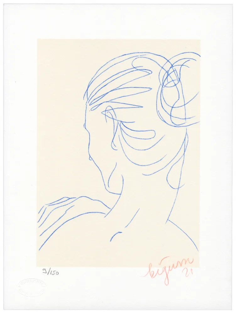 Litografía Bigum - Sans titre