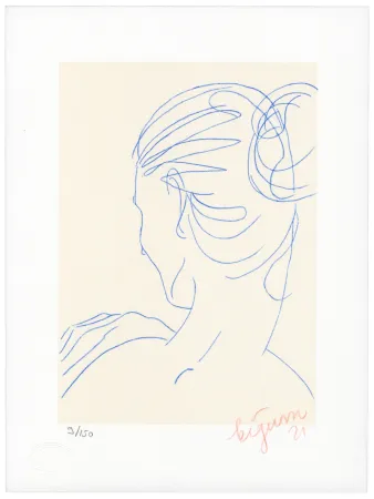 Litografía Bigum - Sans titre