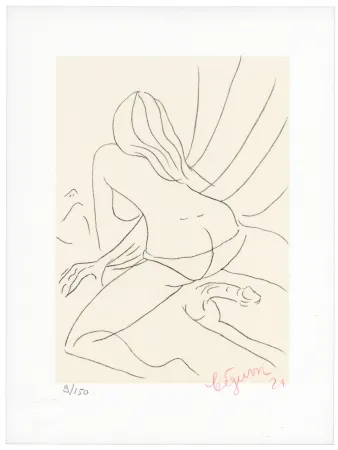 Litografía Bigum - Sans titre