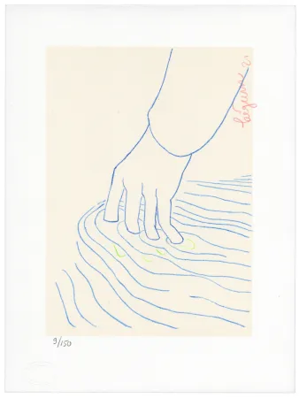 Litografía Bigum - Sans titre