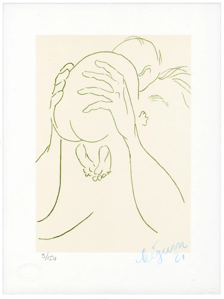 Litografía Bigum - Sans titre