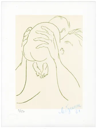 Litografía Bigum - Sans titre