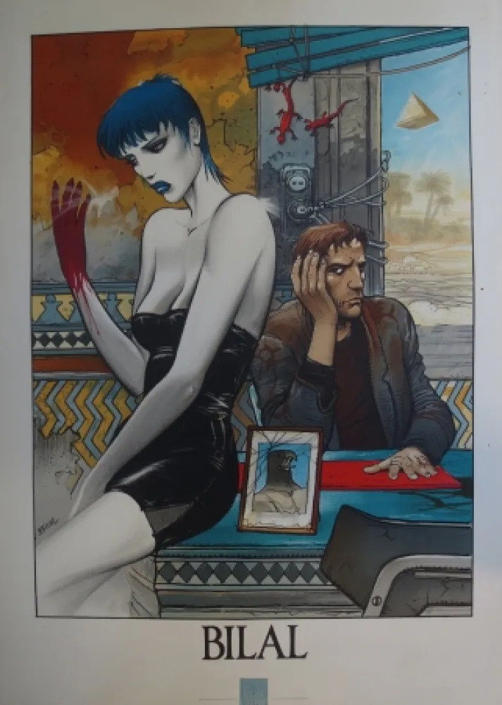 Litografía Bilal - Sans titre