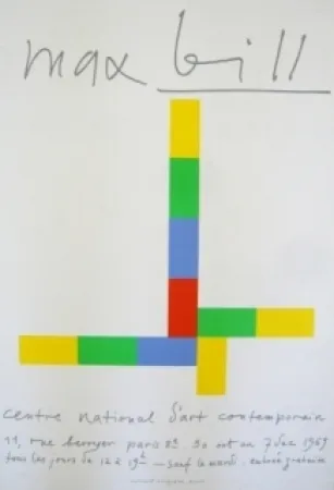 Cartel Bill - Affiche exposition centre national d'art contemporain