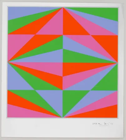 Colografía Bill - Geometric Composition