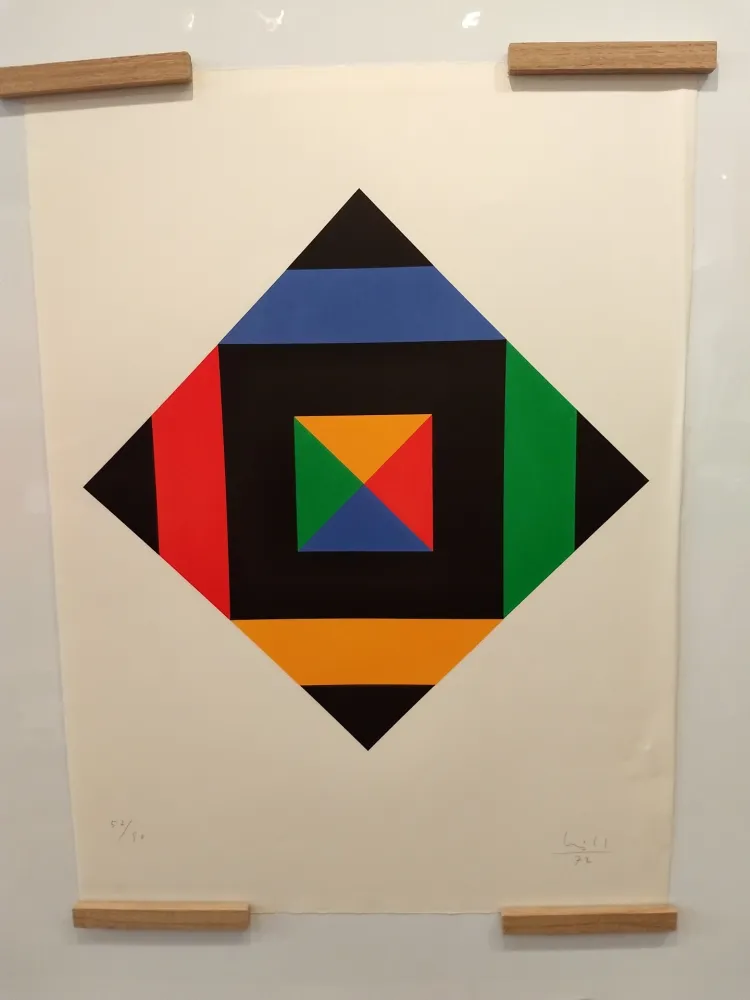 Litografía Bill - Hommage a Picasso