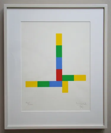 Serigrafía Bill - Konkrete Komposition - 1969